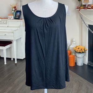 iGenjun Black Sleeveless Top Perfect for Layering Size Large